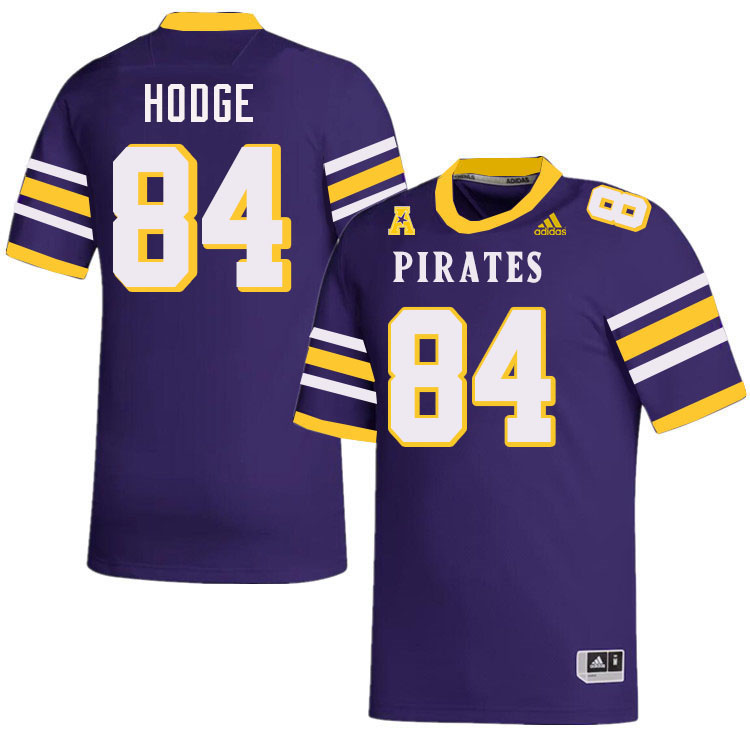 #84 Connor Hodge East Carolina Pirates College Football Jersey Stitched-Purple #84 Connor Hodge East Carolina Pirates College Football Jersey Stitched-Purple
